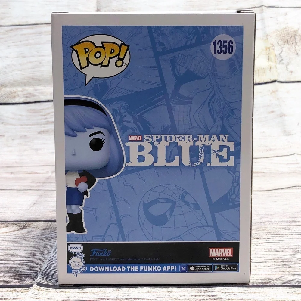 Funko Pop Spider-Man Blue Gwen Stacy Marvel Collector Corps #1356 - Picture 3 of 8